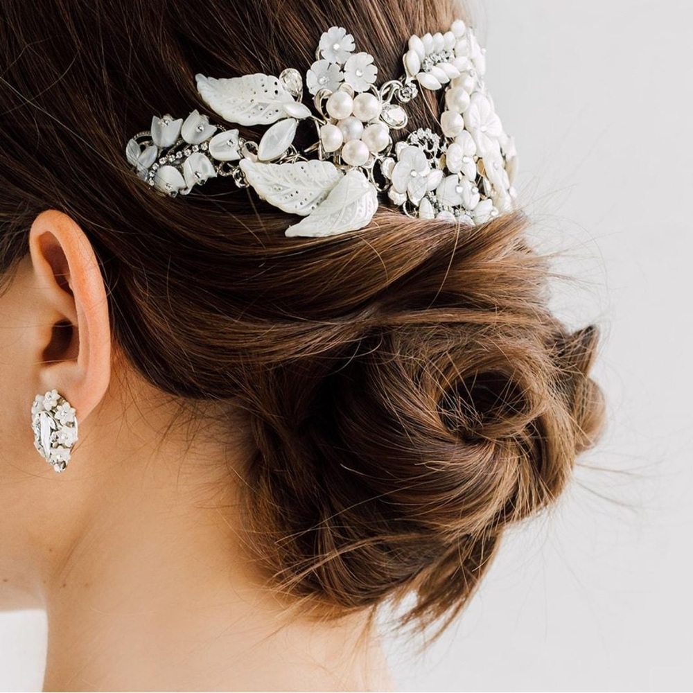 New Maria elena headpiece crystal champagne comb